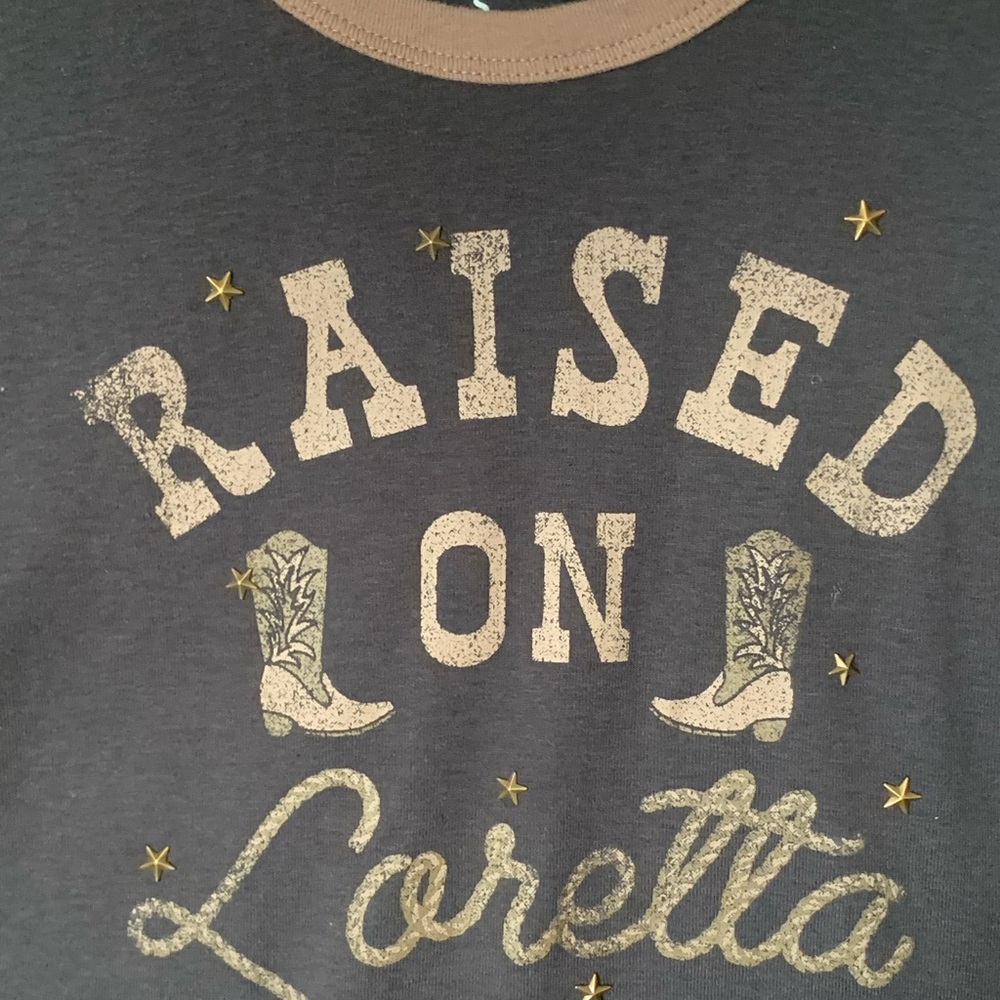Loretta Lynn Cropped Baby Doll Tee - Picture 2 of 4